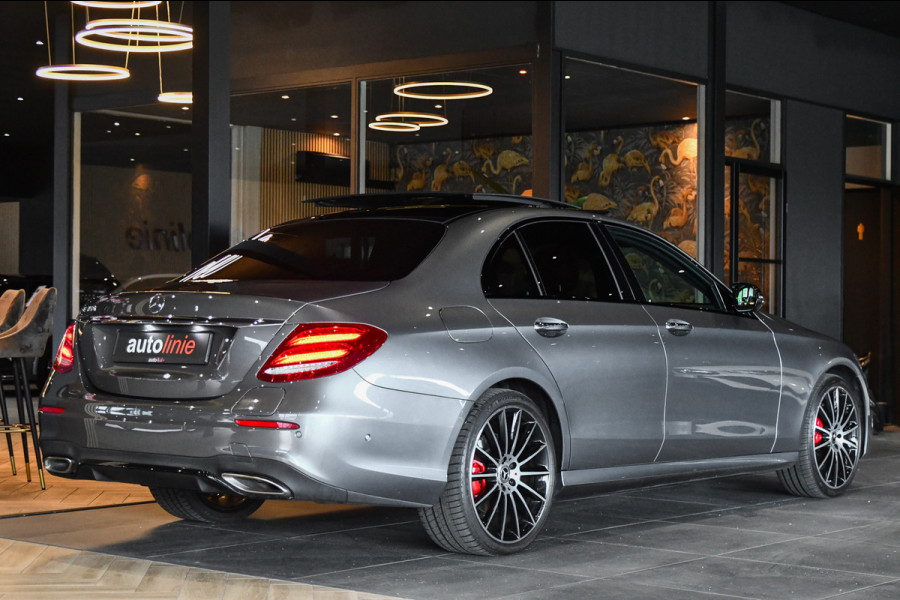 Mercedes-Benz E-Klasse 300 e AMG Night Ed, Luchtvering, Memory, Burmester, HUD, 360, Keyless, ACC!