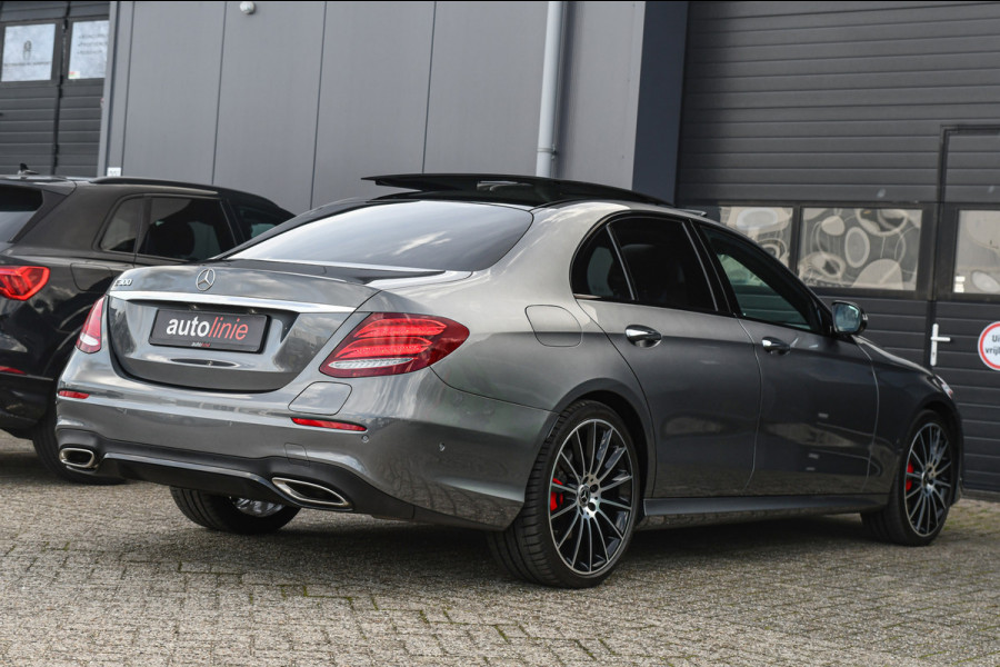 Mercedes-Benz E-Klasse 300 e AMG Night Ed, Luchtvering, Memory, Burmester, HUD, 360, Keyless, ACC!