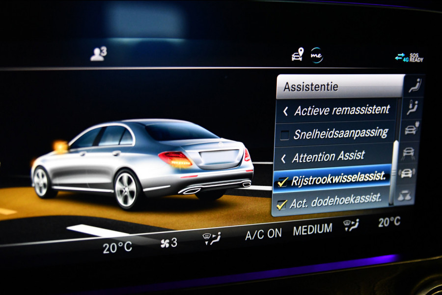Mercedes-Benz E-Klasse 300 e AMG Night Ed, Luchtvering, Memory, Burmester, HUD, 360, Keyless, ACC!