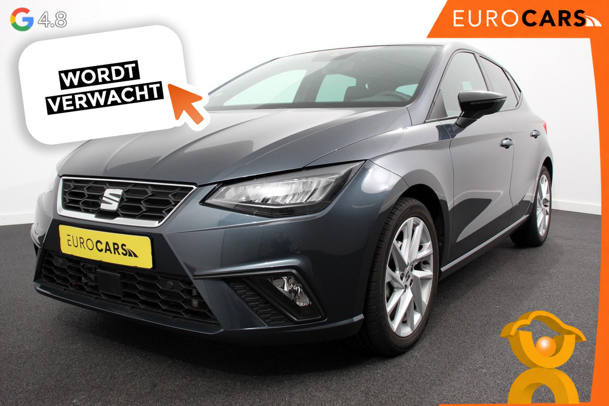 Seat Ibiza 1.0 TSI 110 pk DSG FR Navigatie Apple Carplay/Android Auto Adaptieve Cruise Control Parkeersensoren Camera Virtual Cockpit Stoelverwarming Full LED Privacy Glass