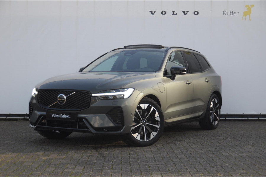 Volvo XC60 T6 350PK Automaat Plug-in hybrid AWD Ultra Dark Trekhaak / Luchtvering / Facelift/ Head-up display/ Harman Kardon audio/ BLIS/ Elektrischbedienbare stoelen met geheugen / Panoramadak/ Adaptive cruise control/ Pilot assist/ Apple Carplay/ Android auto/