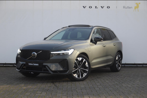 Volvo XC60 T6 350PK Automaat Plug-in hybrid AWD Ultra Dark Trekhaak / Luchtvering / Facelift/ Head-up display/ Harman Kardon audio/ BLIS/ Elektrischbedienbare stoelen met geheugen / Panoramadak/ Adaptive cruise control/ Pilot assist/ Apple Carplay/ Android auto/