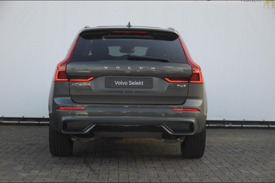 Volvo XC60 T6 350PK Automaat Plug-in hybrid AWD Ultra Dark Trekhaak / Luchtvering / Facelift/ Head-up display/ Harman Kardon audio/ BLIS/ Elektrischbedienbare stoelen met geheugen / Panoramadak/ Adaptive cruise control/ Pilot assist/ Apple Carplay/ Android auto/