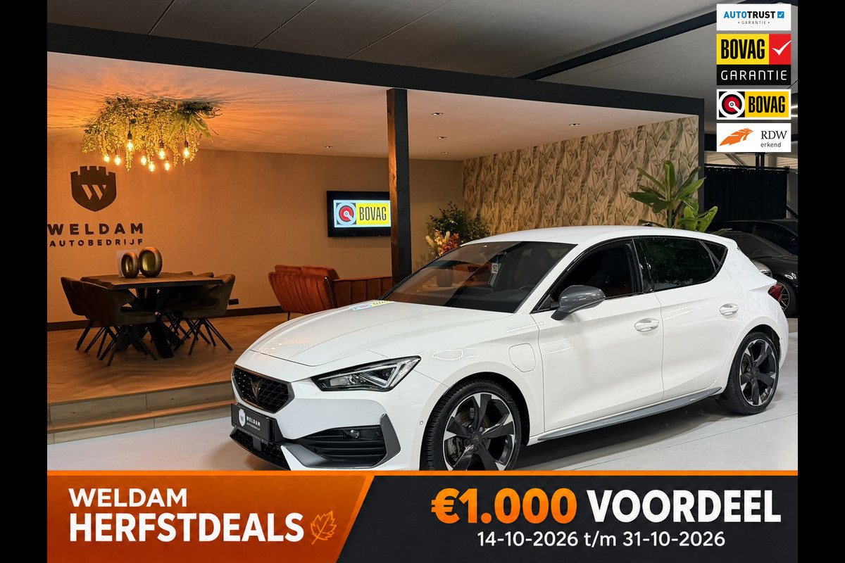 CUPRA Leon 1.4 e-Hybrid Sport SOH 99.5%|Garantie|CarPlay|ACC|KeylessGO&Entry|Autopilot|Kuipstoelen|Stoel&Stuurvw|Rijklaar