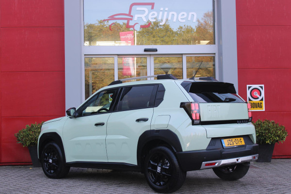 Fiat Grande Panda 1.2 Hybrid ICON PACK STYLE | BESCHERMPLATEN VOOR EN ACHTER IN "SILVER METAL DIAMOND DESIGN" | DAKRAILS IN HET ZWART EN ZILVERGRIJS UITGEVOERD | ZWARTE ACCENTEN RONDOM RAAMOMLIJSTING | MIDDENARMSTEUN | DRAADLOOS APPLE CARPLAY/ANDROID AUTO | PARKEERNSENSOREN VOOR & ACHTER | PACK STYLE: (16" LICHTMETALEN VELGEN HOOGGLANS ZWART, DAKRAILS ZWART, EXTRA GETINTE ACHTERRUITEN, IN HOOGTE VERSTELBARE PASSAGIERSSTOEL, MIDDENARMSTEUN, STYLE VOOR EN ACHTERBUMPER, STYLE DASHBOARD) | AQUA AZURE |