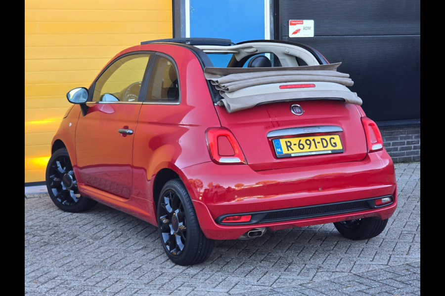 Fiat 500 1.2 Cabrio SPORT / Airco / Elek Ramen / Sportstoelen / Allu Velgen / TOPSTAAT