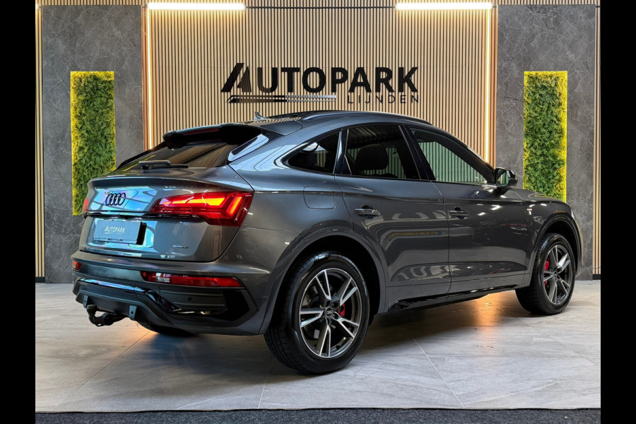 Audi Q5 Sportback 50 TFSI e Quattro Competition 3X S-LINE|PANO|MATRIX LED|KEYLESS|299 PK|CAMERA|CARPLAY|TREKHAAK|SFEERVERLICHTING|
