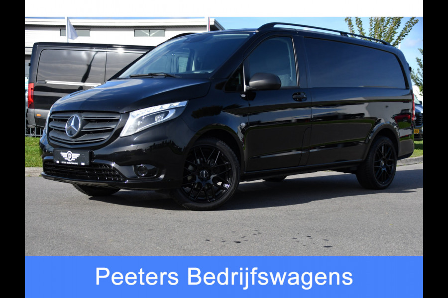 Mercedes-Benz Vito 116 CDI L2 Black Edition Camera, Cruise, Carplay, Automaat, LED, Clima, Multimedia, 164pk, Sensoren, Uniek!