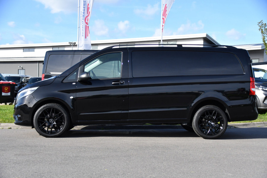 Mercedes-Benz Vito 116 CDI L2 Black Edition Camera, Cruise, Carplay, Automaat, LED, Clima, Multimedia, 164pk, Sensoren, Uniek!