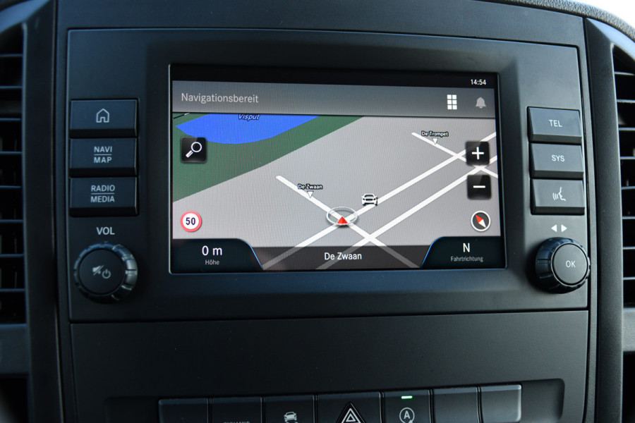 Mercedes-Benz Vito 116 CDI L2 Black Edition Camera, Cruise, Carplay, Automaat, LED, Clima, Multimedia, 164pk, Sensoren, Uniek!