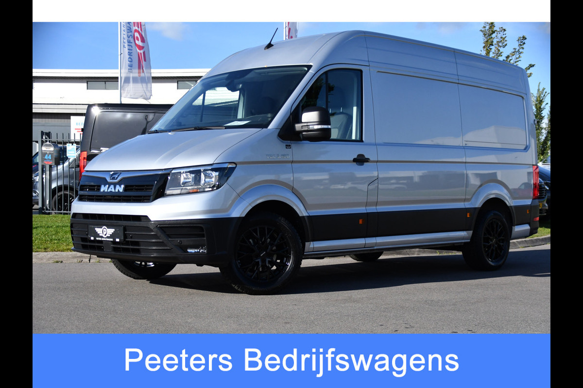 MAN TGE 3.180 35 2.0 L3H3 PB Edition Camera, Cruise, Carplay, 177pk, Leder, Multimedia, Automaat, Geveerde stoel, Uniek!