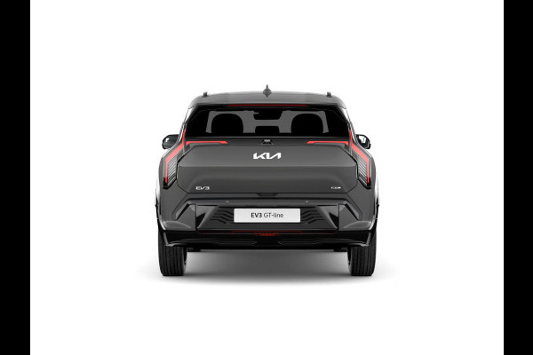 Kia EV3 GT-PlusLine AWD 81.4 kWh | Actieprijs* | Navi. | Clima. | Adapt. Cruise. | Stoel&Stuur Verwarming | Glazen Kanteldak | Harman Kardon | Vegan Lederen Stoelbekleding 'GT-Line | Slimme Parkeerassistentie | Dodehoekcamera