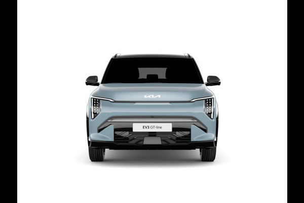 Kia EV3 GT-PlusLine 81.4 kWh | Actieprijs* | Navi. | Clima. | Adapt. Cruise. | Stoel&Stuur Verwarming | Glazen Kanteldak | Harman Kardon | Vegan Lederen Stoelbekleding 'GT-Line | Slimme Parkeerassistentie | Dodehoekcamera