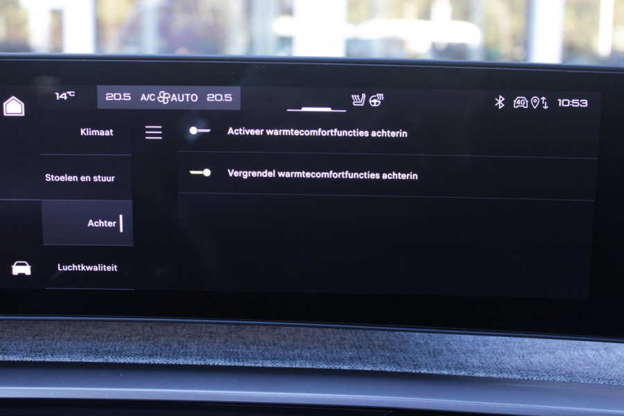 Peugeot 5008 1.2 Hybrid 145PK AUTOMAAT GT 7p | PANORAMISCH SCHUIFDAK PACK | 360° VISION & DRIVE ASSIST PLUS PACK: (360° CAMERA, BUITENSPIEGELS MET KANTELFUNCTIE, DRIVE ASSIST 2.0, DRAADLOZE TELEFOONLADER, ANTIDIEFSTALALARM) | BEKLEDING ALCANTARA/KUNSTLEDER | SEAT PACK COMFORT: (AGR BESTUUDERSSTOEL EN PASSAGIERSSTOEL ELEKTRISCH VERSTELBAAR MET MASSAGE FUNCTIE, BESTUUDERSSTOEL MET GEHEUGENFUNCTIE, BUITENSTE ZITPLAATSEN ACHTERBANK VERWARMBAAR) | GLANZEND ZWARTE DAKRAILS | BLUE INGARO  | 19" LICHTMETALEN VELGEN "BREDA" | DRAADLOZE TELEFOONLADER | APPLE CARPLAY/ANDROID AUTO DRAADLOOS |