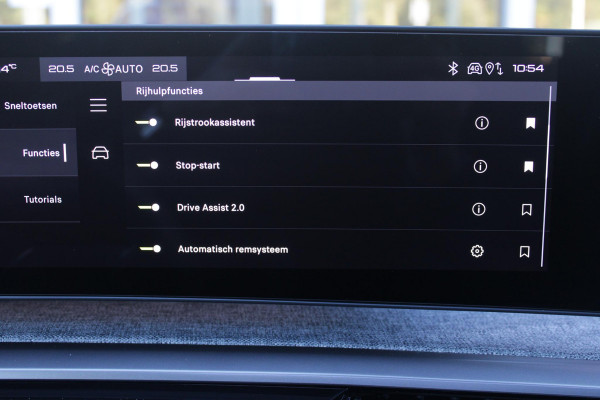 Peugeot 5008 1.2 Hybrid 145PK AUTOMAAT GT 7p | PANORAMISCH SCHUIFDAK PACK | 360° VISION & DRIVE ASSIST PLUS PACK: (360° CAMERA, BUITENSPIEGELS MET KANTELFUNCTIE, DRIVE ASSIST 2.0, DRAADLOZE TELEFOONLADER, ANTIDIEFSTALALARM) | BEKLEDING ALCANTARA/KUNSTLEDER | SEAT PACK COMFORT: (AGR BESTUUDERSSTOEL EN PASSAGIERSSTOEL ELEKTRISCH VERSTELBAAR MET MASSAGE FUNCTIE, BESTUUDERSSTOEL MET GEHEUGENFUNCTIE, BUITENSTE ZITPLAATSEN ACHTERBANK VERWARMBAAR) | GLANZEND ZWARTE DAKRAILS | BLUE INGARO  | 19" LICHTMETALEN VELGEN "BREDA" | DRAADLOZE TELEFOONLADER | APPLE CARPLAY/ANDROID AUTO DRAADLOOS |