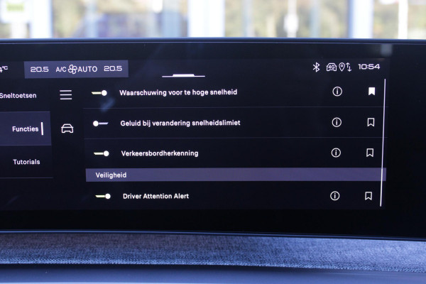 Peugeot 5008 1.2 Hybrid 145PK AUTOMAAT GT 7p | PANORAMISCH SCHUIFDAK PACK | 360° VISION & DRIVE ASSIST PLUS PACK: (360° CAMERA, BUITENSPIEGELS MET KANTELFUNCTIE, DRIVE ASSIST 2.0, DRAADLOZE TELEFOONLADER, ANTIDIEFSTALALARM) | BEKLEDING ALCANTARA/KUNSTLEDER | SEAT PACK COMFORT: (AGR BESTUUDERSSTOEL EN PASSAGIERSSTOEL ELEKTRISCH VERSTELBAAR MET MASSAGE FUNCTIE, BESTUUDERSSTOEL MET GEHEUGENFUNCTIE, BUITENSTE ZITPLAATSEN ACHTERBANK VERWARMBAAR) | GLANZEND ZWARTE DAKRAILS | BLUE INGARO  | 19" LICHTMETALEN VELGEN "BREDA" | DRAADLOZE TELEFOONLADER | APPLE CARPLAY/ANDROID AUTO DRAADLOOS |