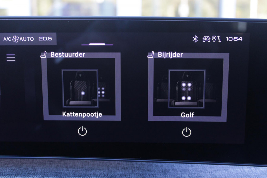 Peugeot 5008 1.2 Hybrid 145PK AUTOMAAT GT 7p | PANORAMISCH SCHUIFDAK PACK | 360° VISION & DRIVE ASSIST PLUS PACK: (360° CAMERA, BUITENSPIEGELS MET KANTELFUNCTIE, DRIVE ASSIST 2.0, DRAADLOZE TELEFOONLADER, ANTIDIEFSTALALARM) | BEKLEDING ALCANTARA/KUNSTLEDER | SEAT PACK COMFORT: (AGR BESTUUDERSSTOEL EN PASSAGIERSSTOEL ELEKTRISCH VERSTELBAAR MET MASSAGE FUNCTIE, BESTUUDERSSTOEL MET GEHEUGENFUNCTIE, BUITENSTE ZITPLAATSEN ACHTERBANK VERWARMBAAR) | GLANZEND ZWARTE DAKRAILS | BLUE INGARO  | 19" LICHTMETALEN VELGEN "BREDA" | DRAADLOZE TELEFOONLADER | APPLE CARPLAY/ANDROID AUTO DRAADLOOS |