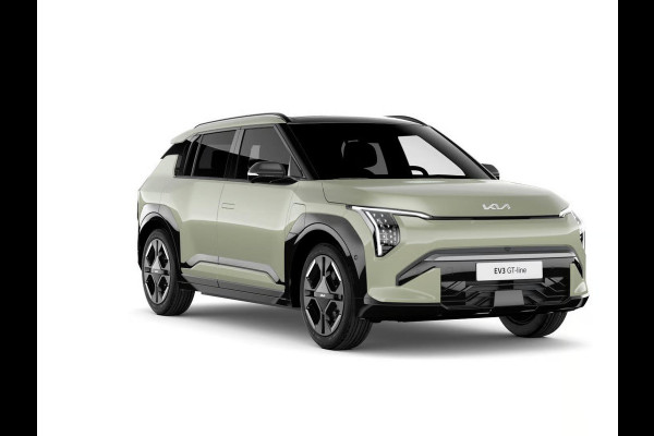 Kia EV3 GT-PlusLine 81.4 kWh | Actieprijs* | Navi. | Clima. | Adapt. Cruise. | Stoel&Stuur Verwarming | Glazen Kanteldak | Harman Kardon | Vegan Lederen Stoelbekleding 'GT-Line | Slimme Parkeerassistentie | Dodehoekcamera