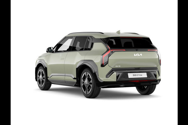 Kia EV3 GT-PlusLine 81.4 kWh | Actieprijs* | Navi. | Clima. | Adapt. Cruise. | Stoel&Stuur Verwarming | Glazen Kanteldak | Harman Kardon | Vegan Lederen Stoelbekleding 'GT-Line | Slimme Parkeerassistentie | Dodehoekcamera