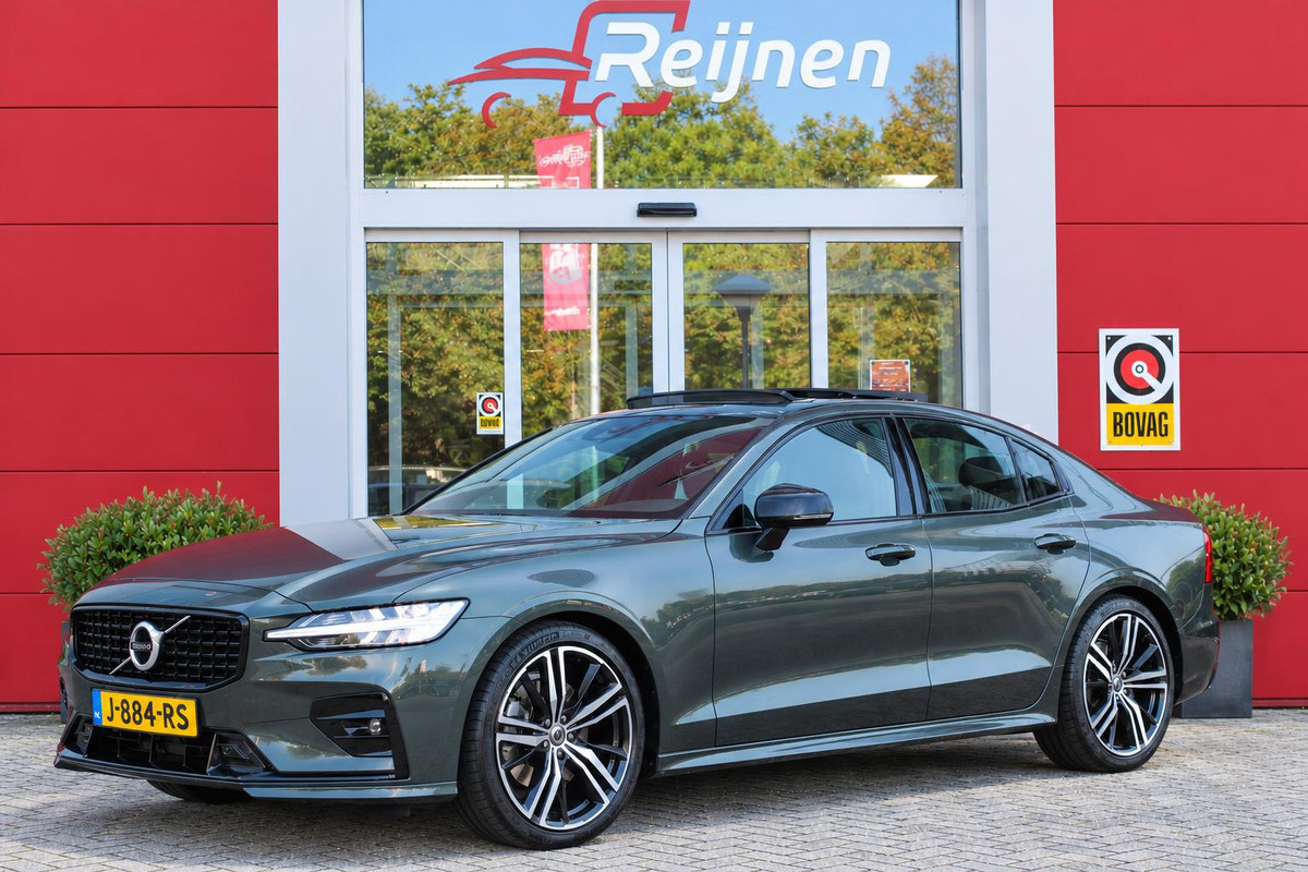 Volvo S60 2.0 B5 250PK AUTOMAAT R-DESIGN 20'' | PANORAMISCH SCHUIF/KANTELDAK | PREMIUM AUDIO BY HARMAN KARDON | 20" 5-TRIPPLE SPAAKS BLACK/DIAMAND CUT LICHTMETALEN VELGEN | BLINDSPOT INFOMATION SYSTEM (BLIS) | VERWARMDE VOORRUIT |VERWARMDE AQUABLADE RUITENWISSERBLADEN | PILOT ASSIST | APPLE CARPLAY / ANDROID AUTO | DODEHOEKDETECTIE |  ADAPTIEVE CRUISECONTROL | R-DESIGN BEKLEDING MET NAPPA LEDER I.C.M. OPEN GRID TEXTIEL | ELEKTRISCH VERSTELBARE CONTOUR STOELEN (SPORTSTOELEN) MET GEHEUGEN OP BEIDE VOORSTOELEN (POWERSEATS) |VERWARMDE VOORSTOELEN EN ACHTERBANK | VERWARMD STUURWIEL |
