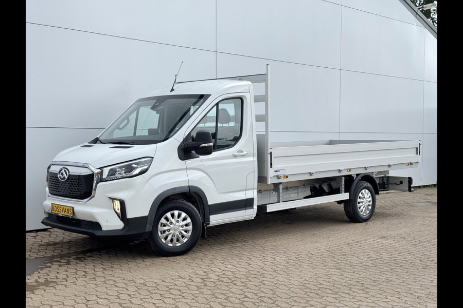 Maxus eDeliver 9 65kWh 204PK Nieuw! Open Laadbak 172km WLTP 100% Elektrisch Airco Adaptieve Cruise Carplay Pritische Pickup Open Box