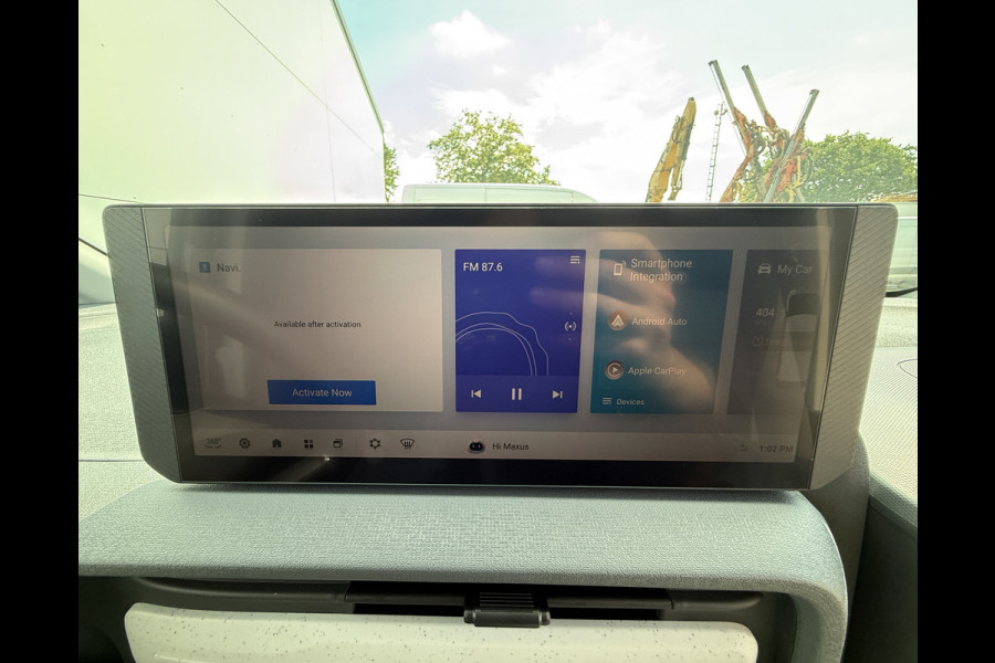Maxus eDeliver 5 64kWh 163PK Elektrisch! L1H1 335KM WLTP 360° Camera Dubbele schuifdeuren Snelladen Climate control Cruise control Carplay Laadka