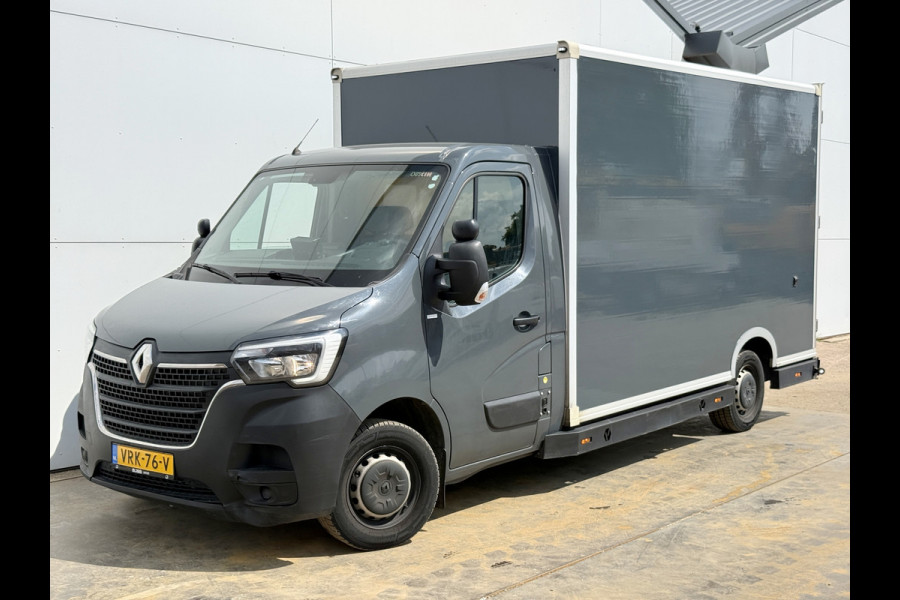 Renault Master Plancher T35 2.3 DCI 150PK Automaat Bakwagen Lowliner Plancher Airco Cruise Control Camera Foodtruck Meubelbak Paardenwagen