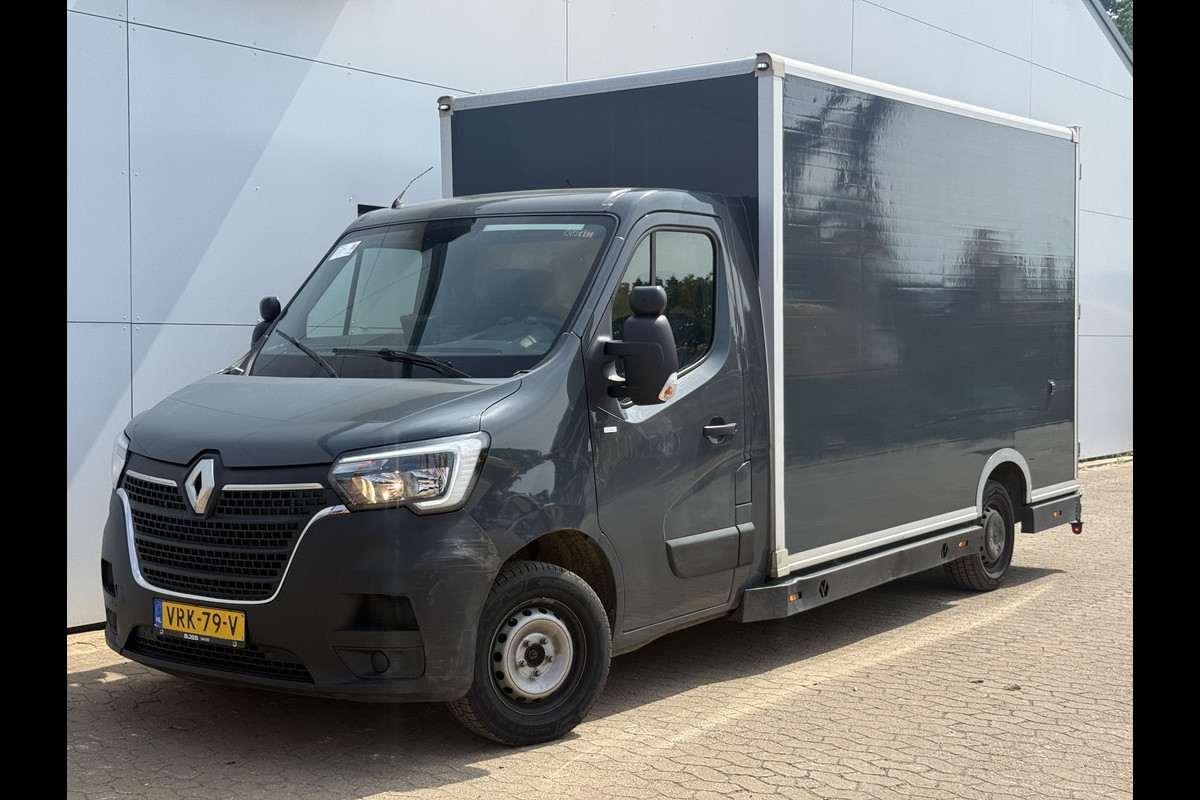 Renault Master Plancher T35 2.3 DCI 150PK Automaat Bakwagen Lowliner Plancher Airco Cruise Control Camera Foodtruck Meubelbak Paardenwagen