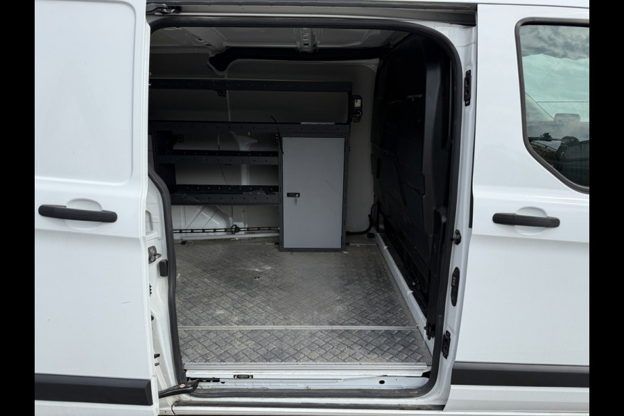 Ford Transit Custom 340 1.0 PHEV 120PK *ELEKTRO MOTOR KAPOT* L1H1 Automaat Hybride Inbouwkast Dakrailing Dodehoekdetectie Cruise control Airco Stoel
