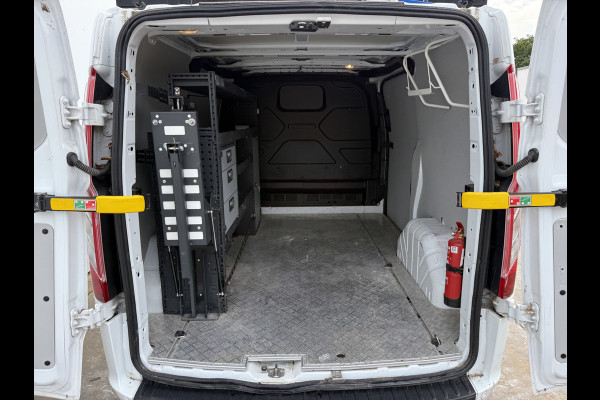 Ford Transit Custom 340 1.0 PHEV 120PK *ELEKTRO MOTOR KAPOT* L1H1 Automaat Hybride Inbouwkast Dakrailing Dodehoekdetectie Cruise control Airco Stoel