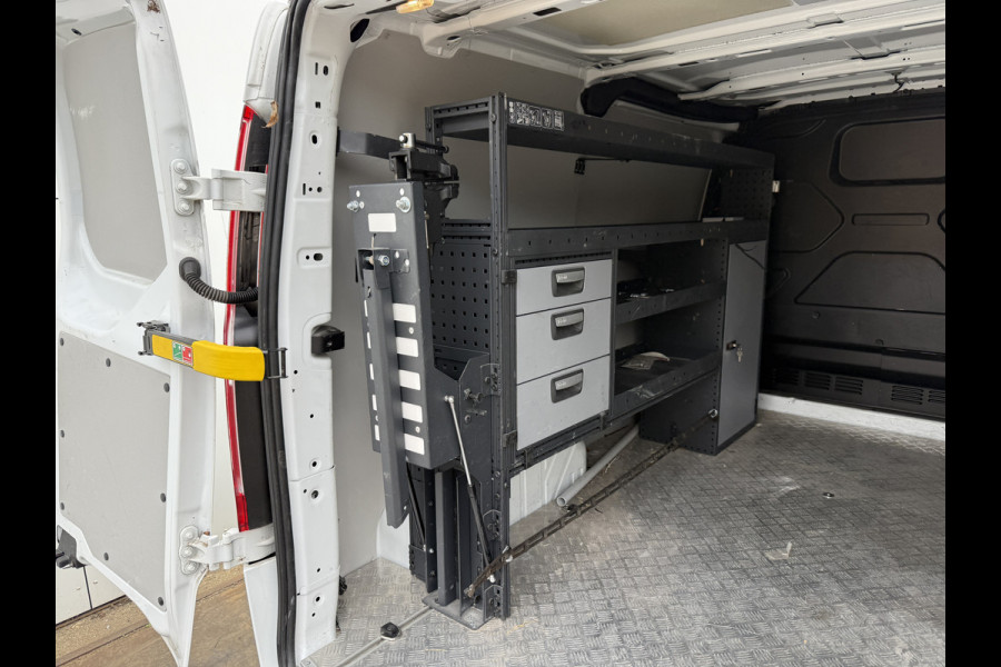 Ford Transit Custom 340 1.0 PHEV 120PK *ELEKTRO MOTOR KAPOT* L1H1 Automaat Hybride Inbouwkast Dakrailing Dodehoekdetectie Cruise control Airco Stoel