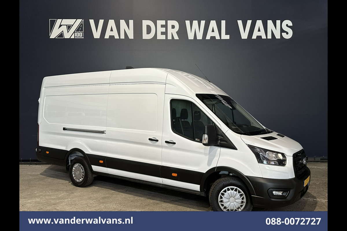 Ford Transit 2.0 TDCI 130pk L4H3 Jumbo Euro6 Airco | Camera | Apple Carplay | Cruisecontrol | Verwarmde voorruit Android Auto, Parkeersensoren, Bijrijdersbank