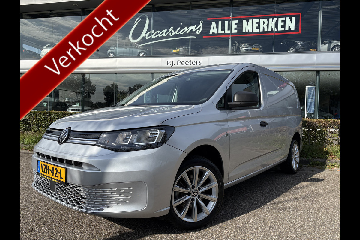Volkswagen Caddy Cargo Maxi 2.0 TDI Comfort Airco - Apple carplay - Parkeersensor achter - Zijschuifdeur rechts - Tussenschot volledig - Zijwandbekleding laadruimte - Cruise control - Bluetooth - Start/stop systeem - Elektrische ramen - Stuur multifunctioneel - Regensensor