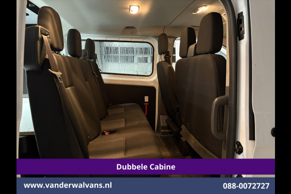 Ford Transit Custom 2.0 TDCI 130pk L2H1 Dubbele Cabine Euro6 Airco | 6-Zits | Camera | LED | Cruisecontrol | 2800kg Trekhaak Android Auto, Verwarmde voorruit, Stoelverwarming, Parkeersensoren, Dakdragers