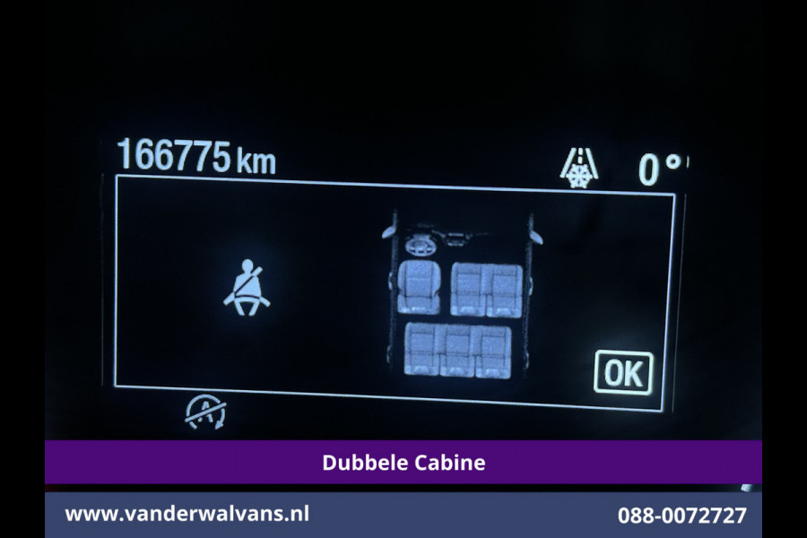 Ford Transit Custom 2.0 TDCI 130pk L2H1 Dubbele Cabine Euro6 Airco | 6-Zits | Camera | LED | Cruisecontrol | 2800kg Trekhaak Android Auto, Verwarmde voorruit, Stoelverwarming, Parkeersensoren, Dakdragers