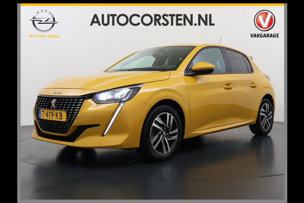 Peugeot 208 5Drs 101PK Automaat GT Pack 3D-Navi 360°Camera Stoelverwarming Apple Carplay Android Auto Ecc Pdc Privacy Glas Lmv Led Isofix DAB Bluetooth Keyless