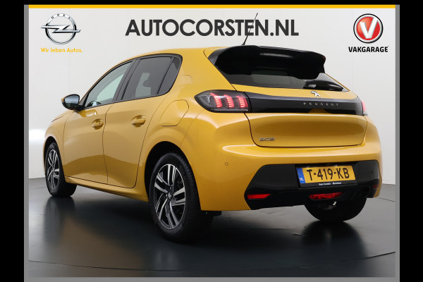 Peugeot 208 5Drs 101PK Automaat GT Pack 3D-Navi 360°Camera Stoelverwarming Apple Carplay Android Auto Ecc Pdc Privacy Glas Lmv Led Isofix DAB Bluetooth Keyless