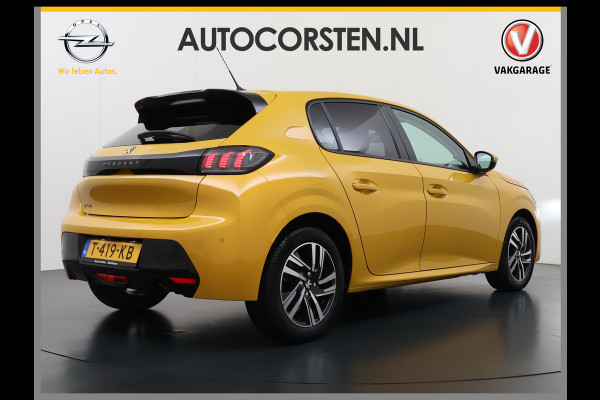 Peugeot 208 5Drs 101PK Automaat GT Pack 3D-Navi 360°Camera Stoelverwarming Apple Carplay Android Auto Ecc Pdc Privacy Glas Lmv Led Isofix DAB Bluetooth Keyless