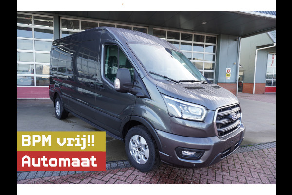 Ford Transit 350L 2.0 TDCI 165PK L3H2 Limited Automaat schuifdeur L+R nr.V111 | Airco | Adap. Cruise | 360 Camera