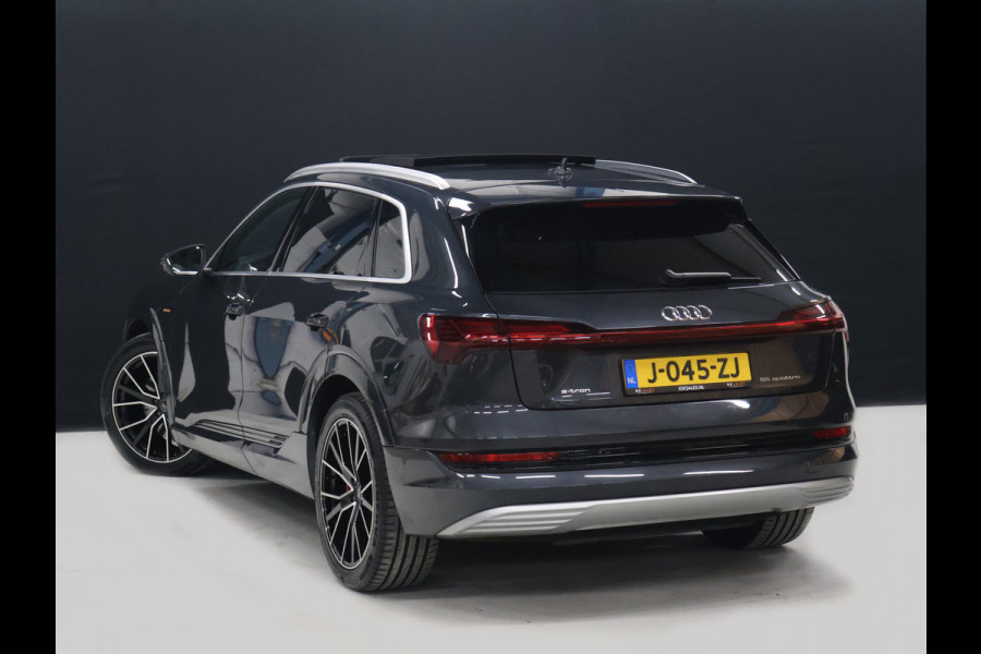 Audi e-tron 55 quattro Business edition Plus 95 kWh [SCHUIFKANTELDAK, APPLE CARPLAY, ANDROID,  ADAPTIVE CRUISE CONTROL, STOELVERWARMING, MEMORY SEATS, DIGITAL DASH, PDC V+A, LEDER, ELEKTRISCHE ACHTERKLEP, NAVIGATIE, CLIMATE CONTROL, NIEUWSTAAT