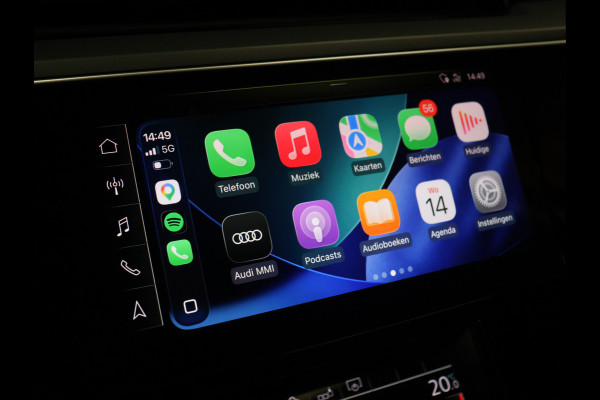 Audi e-tron 55 quattro Business edition Plus 95 kWh [SCHUIFKANTELDAK, APPLE CARPLAY, ANDROID,  ADAPTIVE CRUISE CONTROL, STOELVERWARMING, MEMORY SEATS, DIGITAL DASH, PDC V+A, LEDER, ELEKTRISCHE ACHTERKLEP, NAVIGATIE, CLIMATE CONTROL, NIEUWSTAAT