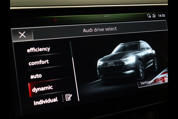 Audi e-tron 55 quattro Business edition Plus 95 kWh [SCHUIFKANTELDAK, APPLE CARPLAY, ANDROID,  ADAPTIVE CRUISE CONTROL, STOELVERWARMING, MEMORY SEATS, DIGITAL DASH, PDC V+A, LEDER, ELEKTRISCHE ACHTERKLEP, NAVIGATIE, CLIMATE CONTROL, NIEUWSTAAT