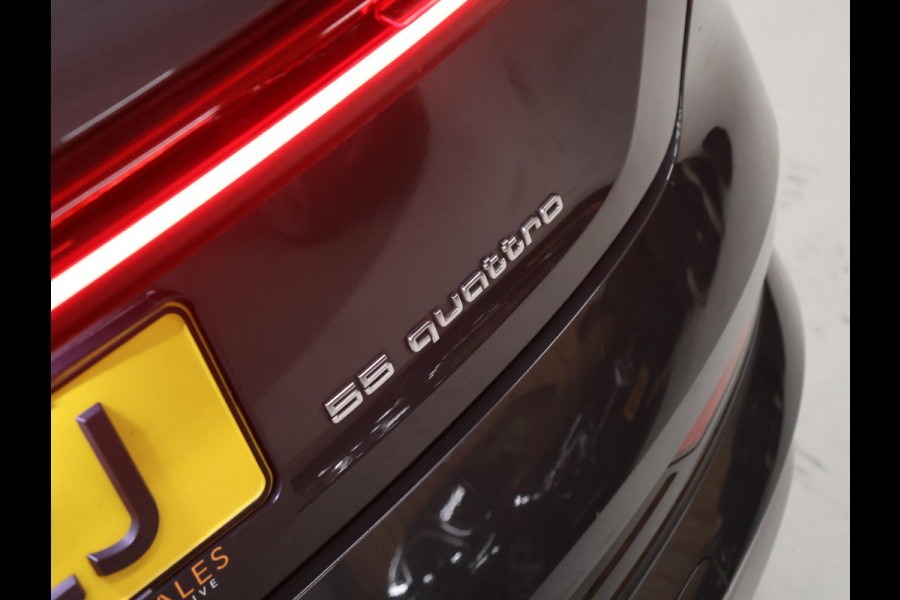 Audi e-tron 55 quattro Business edition Plus 95 kWh [SCHUIFKANTELDAK, APPLE CARPLAY, ANDROID,  ADAPTIVE CRUISE CONTROL, STOELVERWARMING, MEMORY SEATS, DIGITAL DASH, PDC V+A, LEDER, ELEKTRISCHE ACHTERKLEP, NAVIGATIE, CLIMATE CONTROL, NIEUWSTAAT