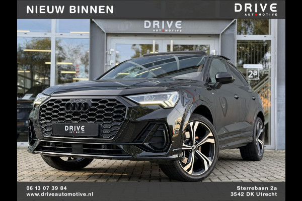Audi Q3 Sportback 45 TFSI e S-Line |Pano|Leer|Memory|Sfeer|20"|Trekhaak|Optiek Zwart Plus