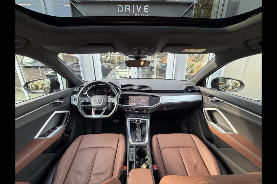 Audi Q3 Sportback 45 TFSI e S-Line |Pano|Leer|Memory|Sfeer|20"|Trekhaak|Optiek Zwart Plus