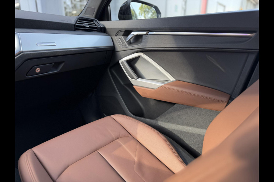 Audi Q3 Sportback 45 TFSI e S-Line |Pano|Leer|Memory|Sfeer|20"|Trekhaak|Optiek Zwart Plus