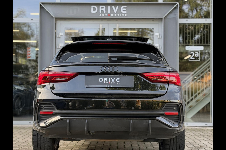 Audi Q3 Sportback 45 TFSI e S-Line |Pano|Leer|Memory|Sfeer|20"|Trekhaak|Optiek Zwart Plus
