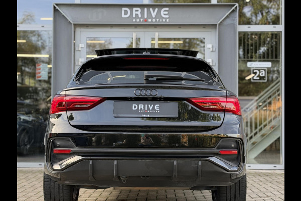 Audi Q3 Sportback 45 TFSI e S-Line |Pano|Leer|Memory|Sfeer|20"|Trekhaak|Optiek Zwart Plus