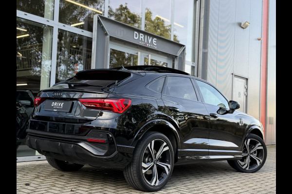Audi Q3 Sportback 45 TFSI e S-Line |Pano|Leer|Memory|Sfeer|20"|Trekhaak|Optiek Zwart Plus