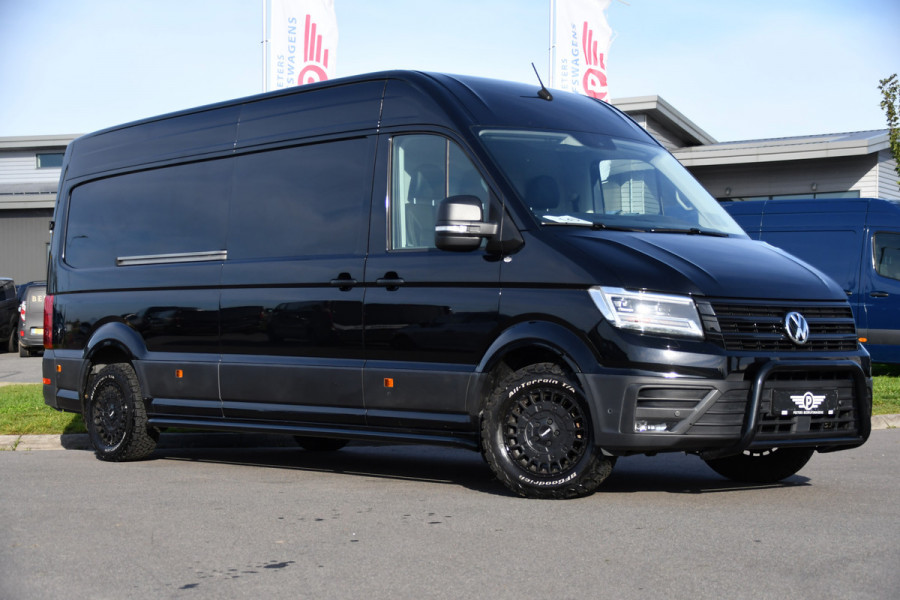 Volkswagen Crafter 35 2.0 TDI L4H3 4Motion Black Edition Full Options! Camera, Adaptieve Cruise, Carplay, 2 x Schuifdeur, LED, Automaat, Dodehoek, Uniek!